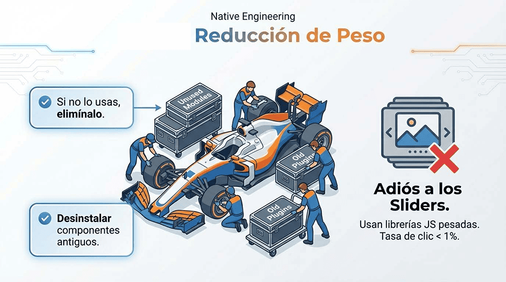 Desinstala lo que no uses