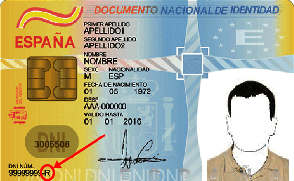 Cálculo del dígito de control del NIF o NIE con Excel